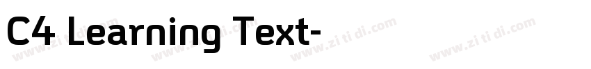 C4 Learning Text字体转换